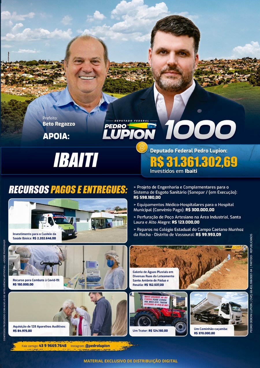 Capa de Jornal de Ibaiti