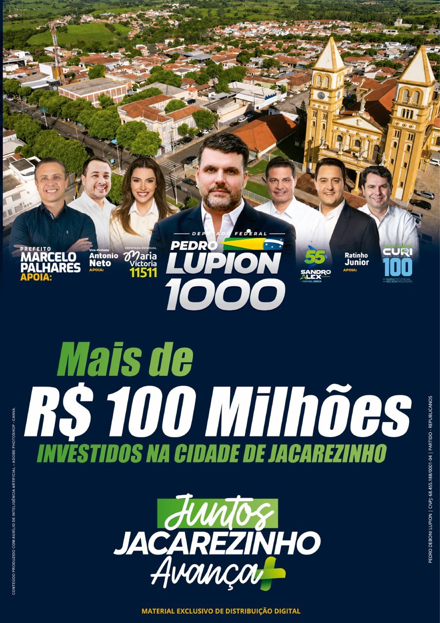 Capa de Jornal de Jacarezinho