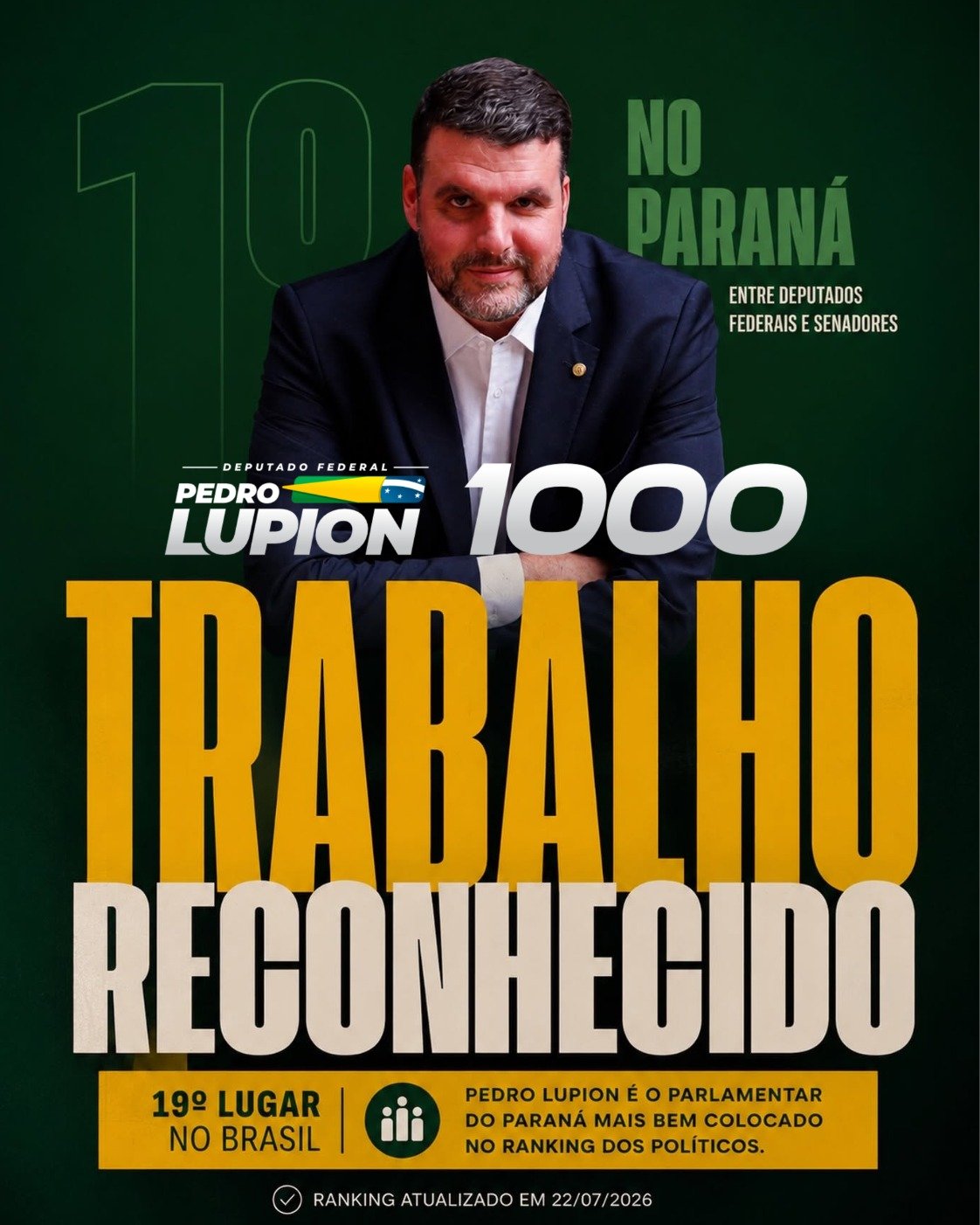 Arte Trabalho reconhecido